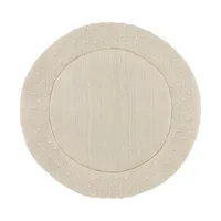 Meyco Baby Laufstallteppich - Knots - Rund ⌀95 cm - Soft Sand