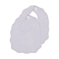 Meyco Baby Wavy Lätzchen Mit Klettverschluss - 2 Stück - Frottee