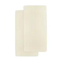 Meyco Baby Uni Hoeslaken Wieg - 2 Stuks - 40 x 80/90 cm - Jersey 