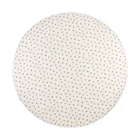 Meyco Hoeslaken Rond Print - 90/95 cm - Jersey - Mini Panther Soft Pink