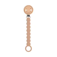Lässig Tiny Smile Maple Schnullerhalter - Wood / Silikon