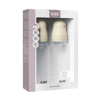 Bibs Flasche - Medium Flow - 2 Stück - 270 ml - Silicone - Ivory