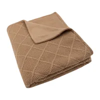 Jollein Check Knit Bettdecke 100 x 150 cm