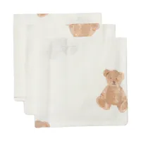 Jollein Teddy Bear Hydrophiles Mundtuch 3 Stück