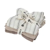 Sebra Hydrophile Tücher - 3er-Pack - Cream Stripe Beige