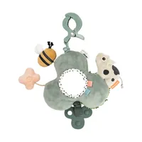 Done By Deer Tiny Farm Aktivitätsspiegel mit Clip – Grün