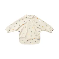 Liewood Merle Printed Lätzchen mit Ärmeln - Aviator / Ecru