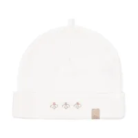 Bamboom Mütze Bees - Cream - Größe S (0-4M)