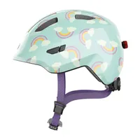 Abus Smiley 3.0 LED Helm Blue Rainbow