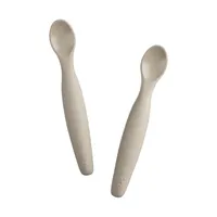 Sebra Silikonlöffel Lang - 2 Stück - Jetty Beige
