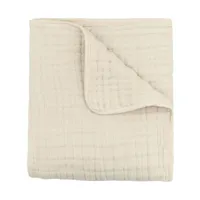Bamboom Wiegen-Decke Nuvola - Almond - 140x110 cm