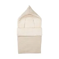 Koeka Fußsack 0+ 3/5 Punkt Waffel/Teddy Oslo - Sand