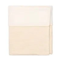 Koeka Malaga Babydecke - 100 x 75 - Cotton Fleece - Warm White