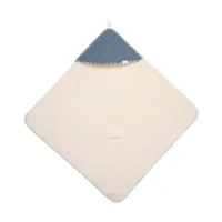 Koeka Oslo Einschlagdecke - Größe 100 x 100 - Waffel/Teddy - Bluestone