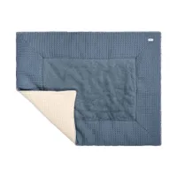 Koeka Amsterdam Wafel Boxkleed - Maat 75 x 95 - Bluestone/Natural