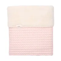Koeka Oslo Wiegdeken - 100 x 75 - Wafel/Teddy - Candy 