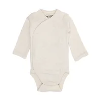 Lodger Babybody Langarm - Melange - Birch