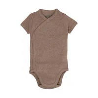 Lodger Babybody Kurzarm - Melange - Buffalo