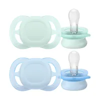 Philips Avent Ultra Start Fopspeen - 0-2 Mnd - 2 Stuks - Plant-based 