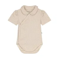 Mats & Merthe Mila Babybody Kurzarm - Buttermilk piping