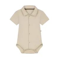 Mats & Merthe Lasse Babybody Kurzarm - Buttermilk