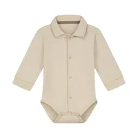 Mats & Merthe Lasse Babybody Langarm - Taupe