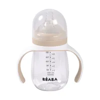 Béaba Mitwachsendes Fläschchen – Evolutiv 2-in-1 – 210 ml – Clay