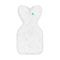 Love to Dream Puckschlafsack – Swaddle Up™ – 0–3 Monate – Weiß mit Text
