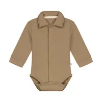 Mats & Merthe Body mit Kragen – Taupe 