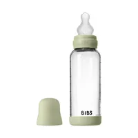 BIBS Flasche - Medium Flow - 240 ml - Silikon/Glas