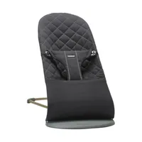BabyBjörn Bliss Wippe – Gewebtes Klassisches Quilt – Schwarz
