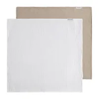 Baby's Only Hydrophiles Tuch – Tender – Beige/Weiß – 115 x 115 cm – 2-Pack