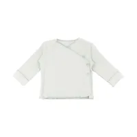 Bamboom Overslagshirt - Pure - Lange Mouw - Blauw