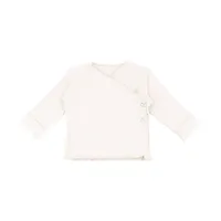 Bamboom Wickelshirt – Pur – Langarm – Creme