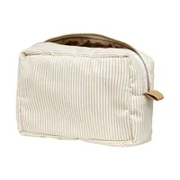 Cam Cam Copenhagen Classic Stripes Kulturbeutel - Camel