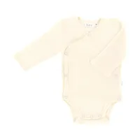 DAY Wickelbody Langarm Ripp - Cream