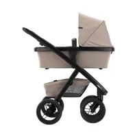 Dubatti Two E2 Kinderwagen 2-in-1 - Black-Brown / Soft Taupe