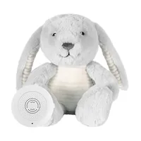 Flow Amsterdam Milo Wiederaufladbares Herzschlag-Kuscheltier – Grey