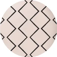 Eeveve Bodenmatte Rund - Beni Ecru