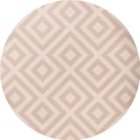Eeveve Bodenmatte Rund - Modern Blocks - Desert Sand