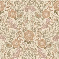 Estahome Bloemen En Vogels Behang - Art Nouveau Stijl