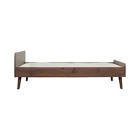 Europe Baby Olivia II Bed 90 x 200 cm - Walnoot / Walnoot - Retro