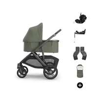 UPPAbaby VISTA V3 Kinderwagen 4-in-1 | Britax Römer Baby-Safe Pro Autositz | Britax Römer Vario Base 5Z