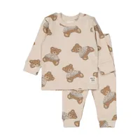 Feetje Teddy Bear Pyjama - Offwhite Melange