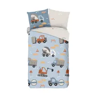 Good Morning Dekbedovertrek Mack Blue