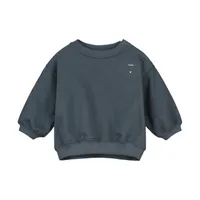 Gray Label Sweater - Dropped Shoulder - 0-3 Mnd - Blue Grey 