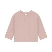Gray Label Baby Raglan Vest - Faded Pink - 0‑3M
