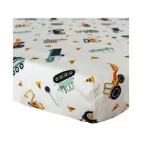 Bink Bedding Bram Spannbettlaken - 70 x 150 cm - Fahrzeugdruck