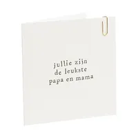 Ikpakjein Kaart - Jullie Zijn De Leukste Papa En Mama