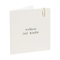 Ikpakjein Kaart - Welkom Lief Kindje